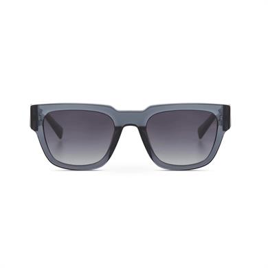 Hermossa Hm 1661 C3 52 Unisex Kare Şeffaf Mavi Kemik Güneş Gözlüğü