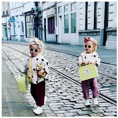 İzipizi Kids #d Lemonade 9-36 Ay Çocuk 37 Ekartman Polarize Sarı Güneş Gözlüğü