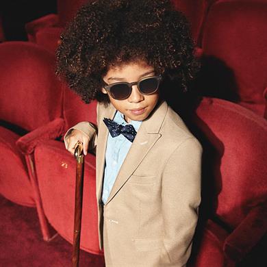İzipizi Junior #C Smoky Brown 5-10 Yaş Çocuk 41 Ekartman Kahverengi Güneş Gözlüğü