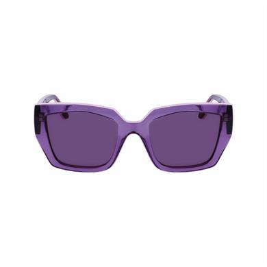 Karl Lagerdfeld Kl 6143s 662 53 Kadın Cat Eye Şeffaf Mor Kemik Güneş Gözlüğü