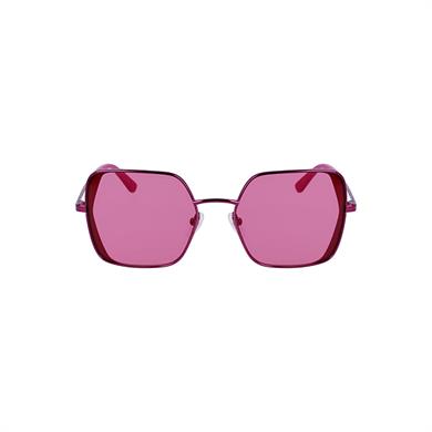 Karl Lagerfeld KL 340S 650 56 Kadın Kare Pembe Metal Güneş Gözlüğü