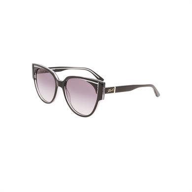Karl Lagerfeld KL 6068S 005 55 Kadın Cat Eye Kristal Siyah Kemik Güneş Gözlüğü