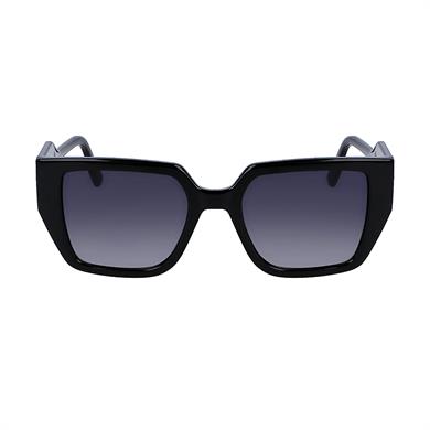Karl Lagerfeld KL 6098S 001 52 Kadın Dikdörtgen Siyah Kemik Güneş Gözlüğü