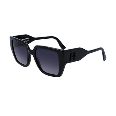 Karl Lagerfeld KL 6098S 001 52 Kadın Dikdörtgen Siyah Kemik Güneş Gözlüğü