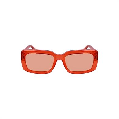 Karl Lagerfeld KL 6101S 800 54 Kadın Dikdörtgen Şeffaf Turuncu Kemik Güneş Gözlüğü 