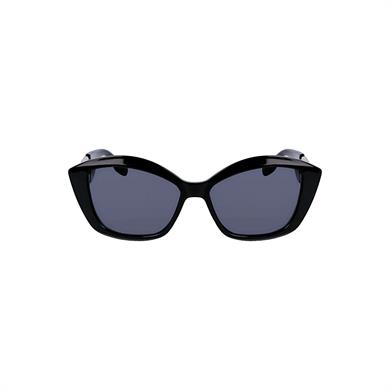 Karl Lagerfeld KL 6102S 001 56 Kadın Geometrik Siyah Kemik Güneş Gözlüğü
