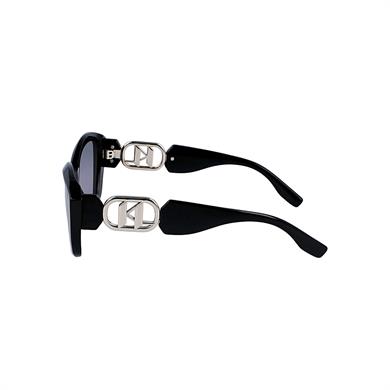 Karl Lagerfeld KL 6102S 001 56 Kadın Geometrik Siyah Kemik Güneş Gözlüğü