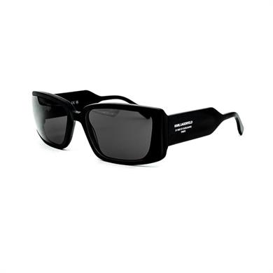 Karl Lagerfeld KL 6106S 002 64 Unisex Dikdörtgen Siyah Kemik Güneş Gözlüğü