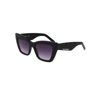 Karl Lagerfeld KL 6158S 001 54 Kadın Cat Eye Siyah Kemik Güneş Gözlüğü