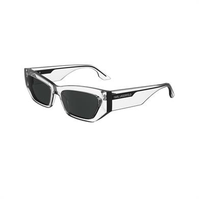 Karl Lagerfeld KL 6160S 000 54 Unisex Dikdörtgen Şeffaf Kemik Güneş Gözlüğü