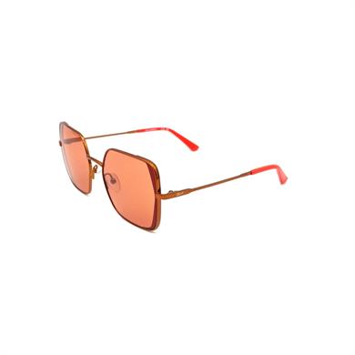 Karl Lagerfeld KL340S 800 56 Kadın Dikdörtgen Turuncu Metal Güneş Gözlüğü