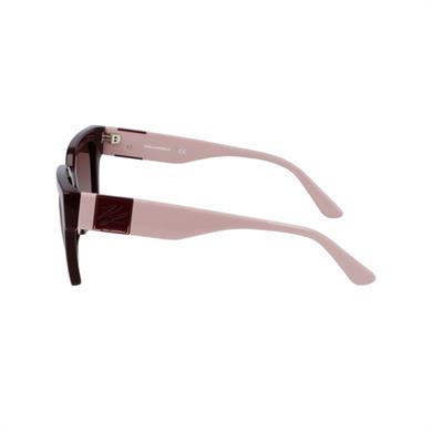 Karl Lagerfeld KL 6057S 605 Kadın Kare Bordo Kemik Güneş Gözlüğü