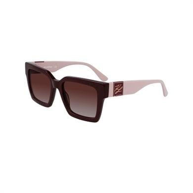 Karl Lagerfeld KL 6057S 605 Kadın Kare Bordo Kemik Güneş Gözlüğü