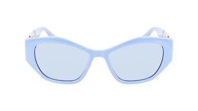 Karl Lagerfeld KL 6086S 450 Kadın Geometrik Mavi Kemik Güneş Gözlüğü