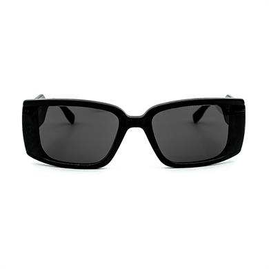 Karl Lagerfeld KL 6106S 002 64 Unisex Dikdörtgen Siyah Kemik Güneş Gözlüğü