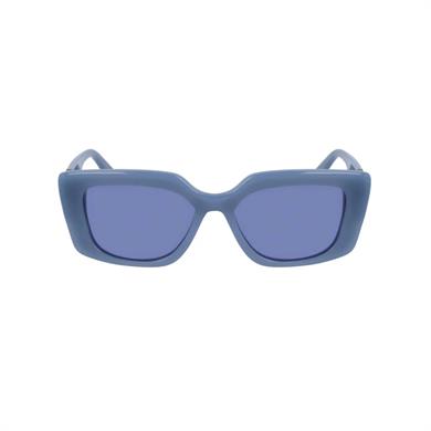 Karl Lagerfeld KL 6125S 450 52 Kadın Dikdörtgen Mavi Kemik Güneş Gözlüğü