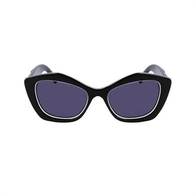 Karl Lagerfeld KL6127S 006 52 Kadın Cat Eye Siyah Kemik Güneş Gözlüğü