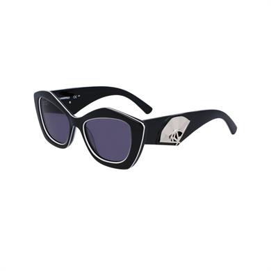 Karl Lagerfeld KL6127S 006 52 Kadın Cat Eye Siyah Kemik Güneş Gözlüğü