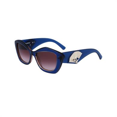 Karl Lagerfeld KL 6127S 424 52 Kadın Cat Eye Şeffaf Lacivert Kemik Güneş Gözlüğü
