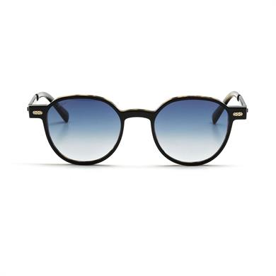 Kilian Blues C1 51 Unisex Oval Siyah Kemik Güneş Gözlüğü