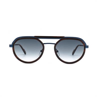 Kilian Piovere C2 51 Unisex Mavi Kahverengi Geometrik Güneş Gözlüğü