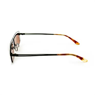 Kilian Puledro C3 54 Unisex Kahverengi Metal Dikdörtgen Güneş Gözlüğü