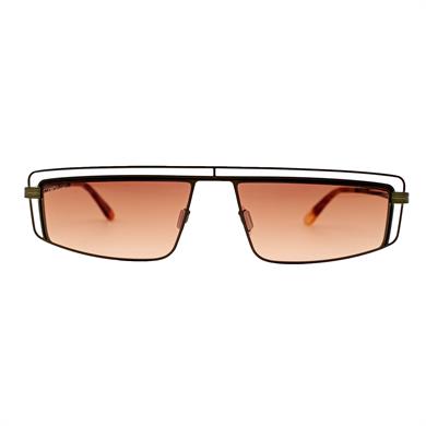 Kilian Puledro C3 54 Unisex Kahverengi Metal Dikdörtgen Güneş Gözlüğü