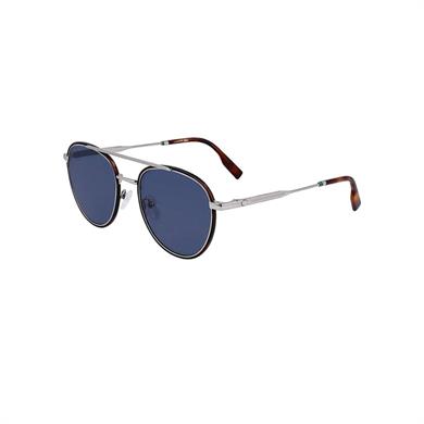 Lacoste L 258S 045 53 Unisex Oval Gümüş Metal Güneş Gözlüğü