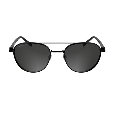 Lacoste L271SN 002 54 Unisex Oval Siyah Metal Güneş Gözlüğü