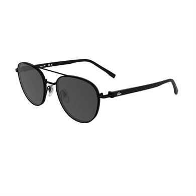 Lacoste L271SN 002 54 Unisex Oval Siyah Metal Güneş Gözlüğü
