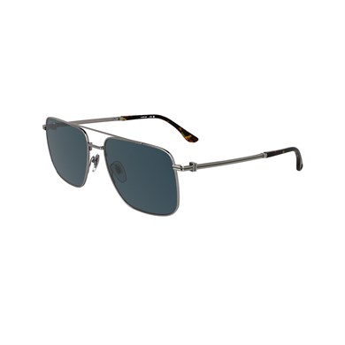 Lacoste L 272S 038 58 Erkek Geometrik Gun Metal Güneş Gözlüğü