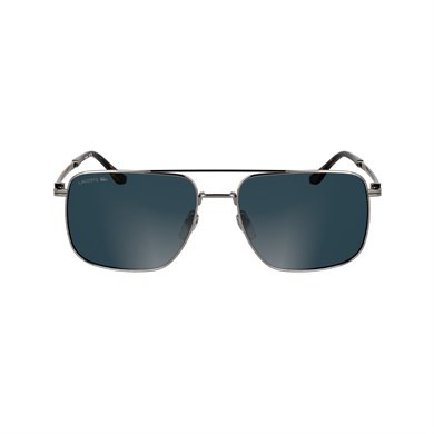 Lacoste L 272S 038 58 Erkek Geometrik Gun Metal Güneş Gözlüğü