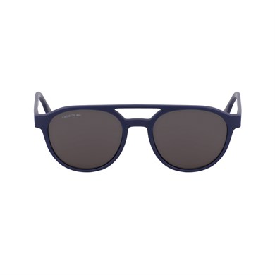 Lacoste L 6008S 424 53 Erkek Oval Lacivert Kemik Güneş Gözlüğü