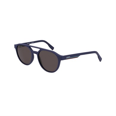 Lacoste L 6008S 424 53 Erkek Oval Lacivert Kemik Güneş Gözlüğü