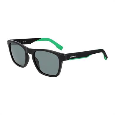 Lacoste L 6018S 002 53 Unisex Dikdörtgen Mat Siyah Kemik Güneş Gözlüğü