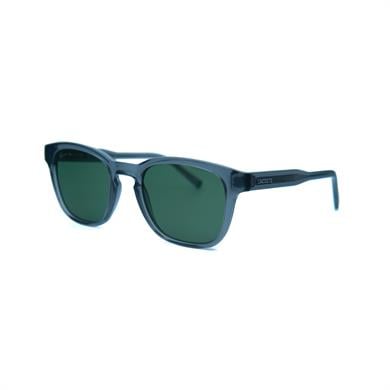 Lacoste L 6026S 035 51 Erkek Oval Şeffaf Gri Kemik Güneş Gözlüğü