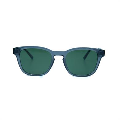 Lacoste L 6026S 035 51 Erkek Oval Şeffaf Gri Kemik Güneş Gözlüğü