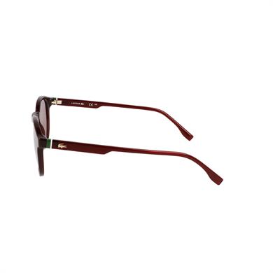 Lacoste L 6030S 601 50 Unisex Oval Kırmızı Şeffaf Güneş Gözlüğü