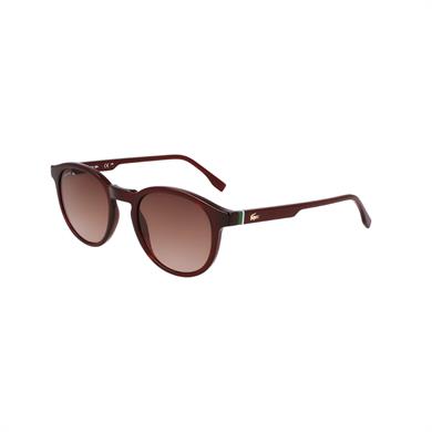 Lacoste L 6030S 601 50 Unisex Oval Kırmızı Şeffaf Güneş Gözlüğü
