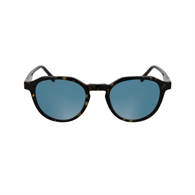 Lacoste L 6052S 214 51 Unisex Oval Kırçıllı Kahverengi Kemik Güneş Gözlüğü