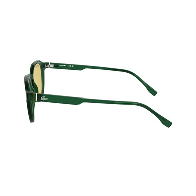 Lacoste L 6052S 301 51 Unisex Oval Şeffaf Yeşil Kemik Güneş Gözlüğü