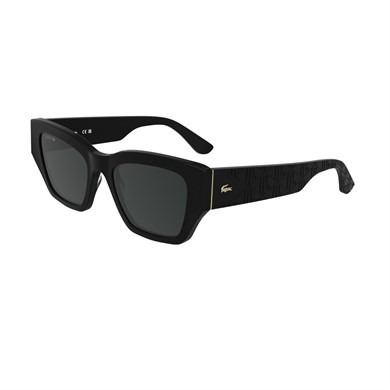 Lacoste L 6053S 001 52 Kadın Cat Eye Siyah Kemik Güneş Gözlüğü