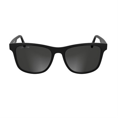 Lacoste L 6054S 002 55 Unisex Dikdörtgen Siyah Kemik Güneş Gözlüğü