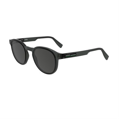 Lacoste L 6055S 035 51 Unisex Oval Gri Kemik Güneş Gözlüğü