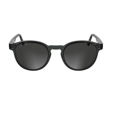 Lacoste L 6055S 035 51 Unisex Oval Gri Kemik Güneş Gözlüğü