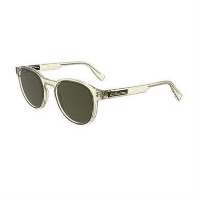 Lacoste L 6055S 750 51 Unisex Oval Şeffaf Sarı Kemik Güneş Gözlüğü
