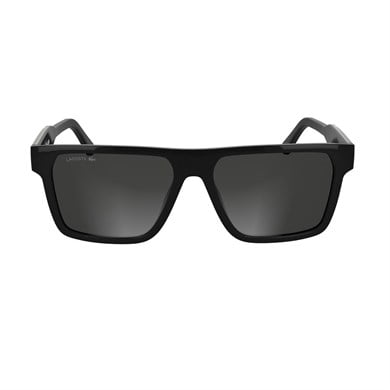 Lacoste L 6059S 001 56 Unisex Dikdörtgen Siyah Kemik Güneş Gözlüğü