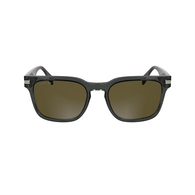 Lacoste L 6065S 035 54 Unisex Kare Şeffaf Gri Kemik Güneş Gözlüğü