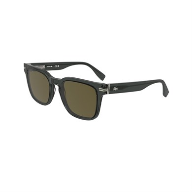 Lacoste L 6065S 035 54 Unisex Kare Şeffaf Gri Kemik Güneş Gözlüğü