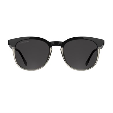 Lacoste L 6073S 001 52 Erkek Oval Siyah Kemik Güneş Gözlüğü